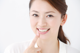 審美歯科笑顔の女性